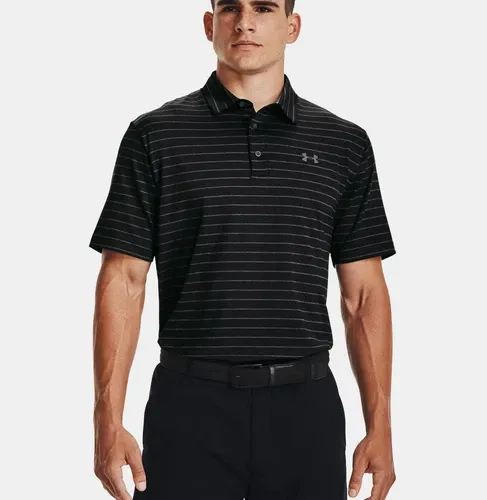 Mens UA Under Armour Muscle Golf Polo Shirt Top Playoff Stripe Athletic 1 Mens UA Under Armour Muscle Golf Polo Shirt Top Playoff Stripe Athletic