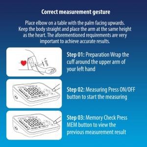 Alternative view of Digital Blood pressure monitor